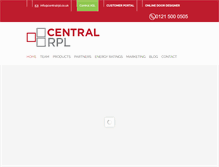 Tablet Screenshot of centralrpl.co.uk